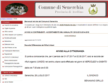 Tablet Screenshot of comune.senerchia.av.it